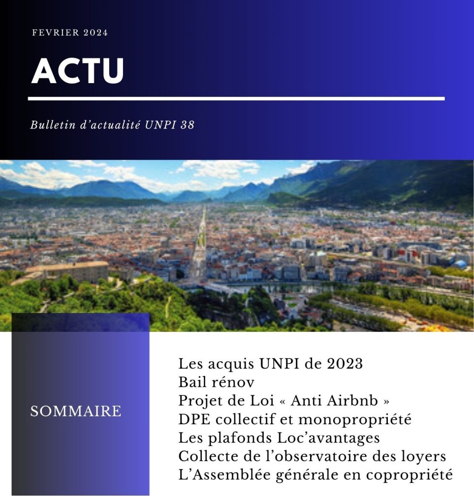 L'ACTU bulletin d'information février 2024